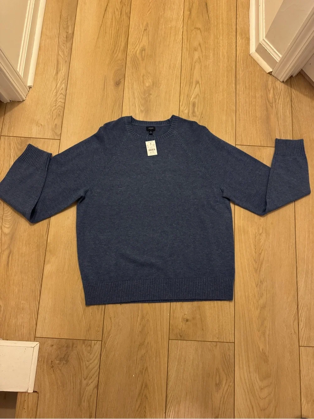 J.Crew Men’s Blue Crewneck Sweater – Size XL – New With Tags